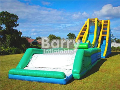 Commercial Giant Drop Kick Slide , Inflatable Roller Coaster Slide N Drop Kick BY-GS-013